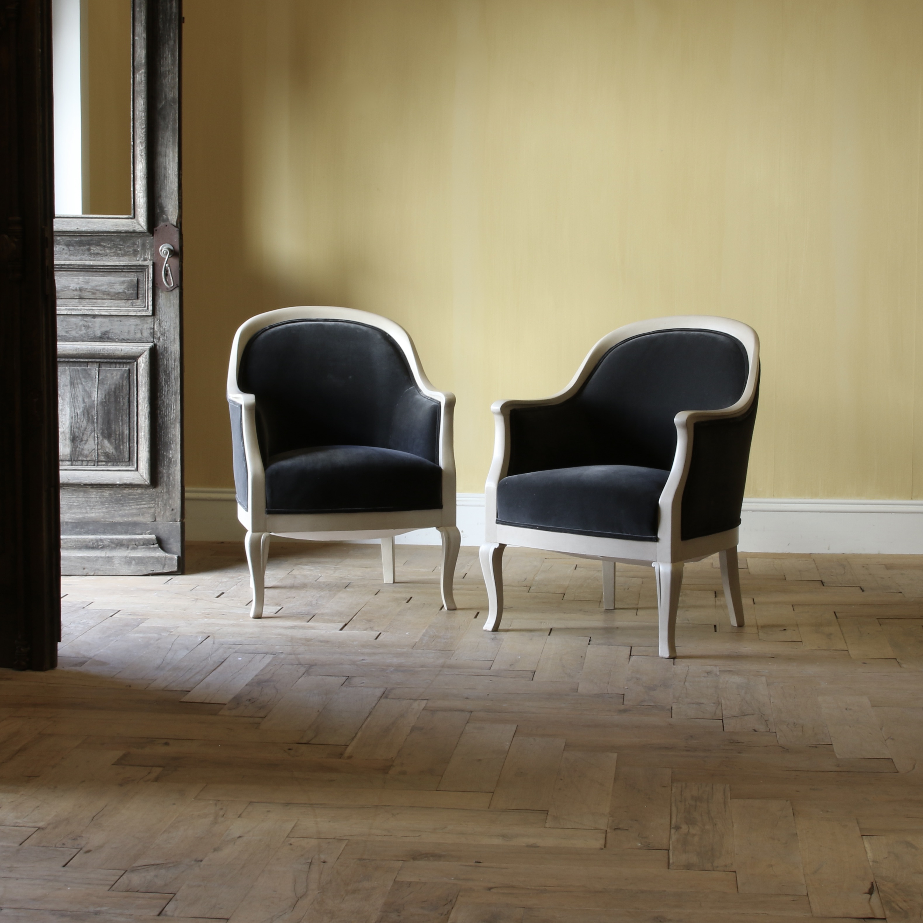 154-20 - Pair of Swedish Armchairs